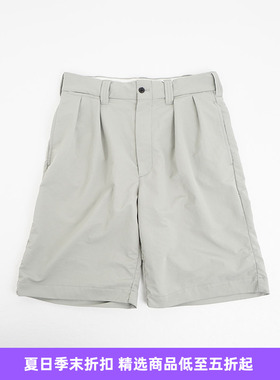nanamica ALPHADRY Double Pleat Shorts 吸湿透气面料宽松短裤