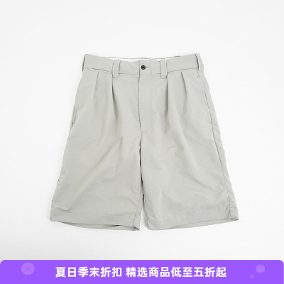 nanamica ALPHADRY Double Pleat Shorts 吸湿透气面料宽松短裤