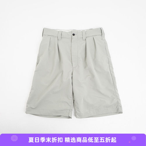 nanamica ALPHADRY Double Pleat Shorts 吸湿透气面料宽松短裤