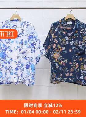 UNUSED x Museo SHIRT 西班牙美术馆合作真丝印花短袖夏威夷衬衫