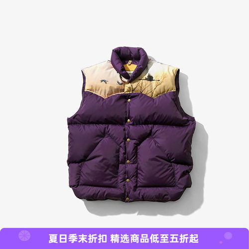 Needles x Rocky Mountain Featherbed Down 联名款复古羽绒马甲