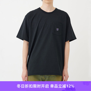 Neck Crew Tee Poly 蝴蝶刺绣圆领口袋T恤 Needles Jersey