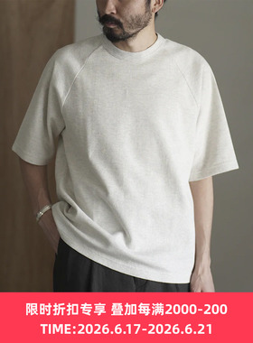 blurhms Rough&Smooth Thermal Raglan 舒爽透气华夫格插肩袖T恤