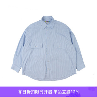 POCKET BIG SHIRT 英国THOMAS MASON面料廓形大口袋衬衫 ness