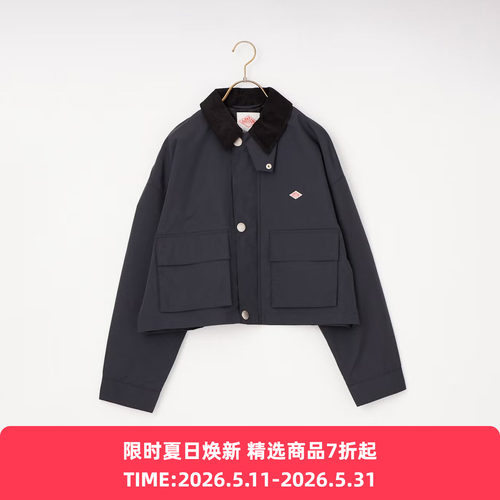DANTON SHORT JACKET 女装短款复古狩猎夹克 灯芯绒翻领外套