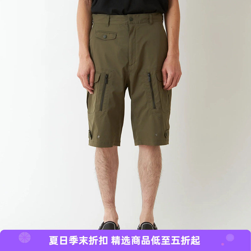 White Mountaineering 白山 SOLOTEX CARGO 机能性面料工装短裤 - 实物图