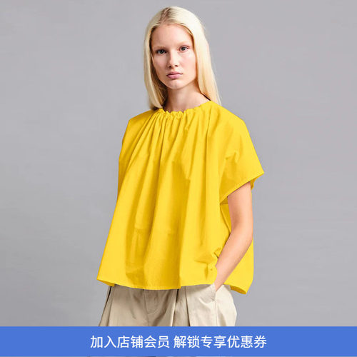 Toogood THE POET TOP 丝绵混纺女装领口收口无袖上衣