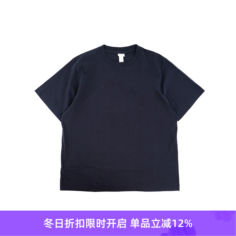 YAECA T-shirts unisex天然染色高支天竺棉男女中性款圆领短袖T恤