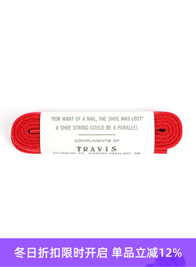 VINCENT SHOELACE TRAVIS 日本职人制平行纹棉质编织鞋带