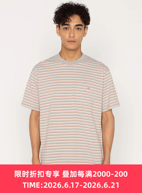 DANTON POCKET T-SHIRT 男装针织口袋条纹圆领短袖T恤