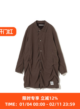 UNDERCOVER x nonnative 联名系列日本和纸纤维混纺风衣外套