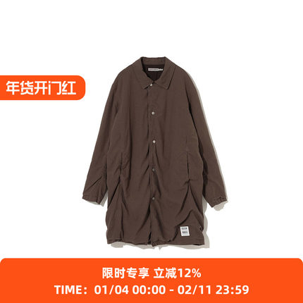UNDERCOVER x nonnative 联名系列日本和纸纤维混纺风衣外套