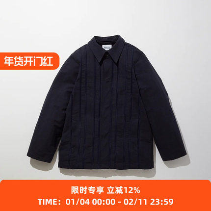 KUON Cotton Blouson 日本古老纱织技术和纸纤维休闲夹克外套