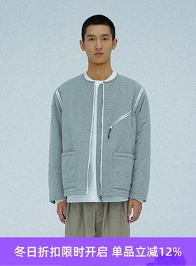 PRIMEE 男女款袖子可脱卸军事风绗棉内胆夹克外套