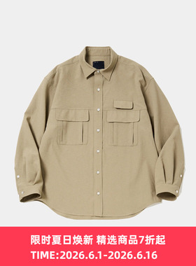meanswhile Breathable Linen Luggage 透气防泼水机能性复古衬衫