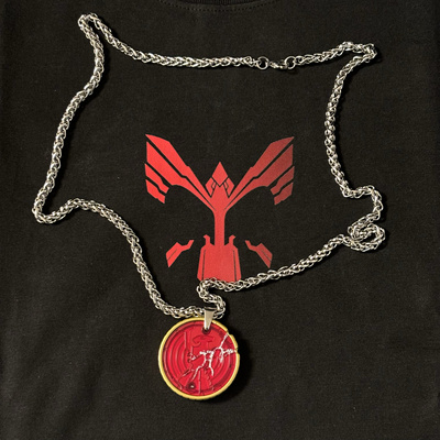 鸟联组碎鸟币裂鸟币可替换挂链项链吊坠挂件周边