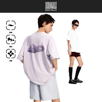 漫野旅者凉感中性短袖T恤