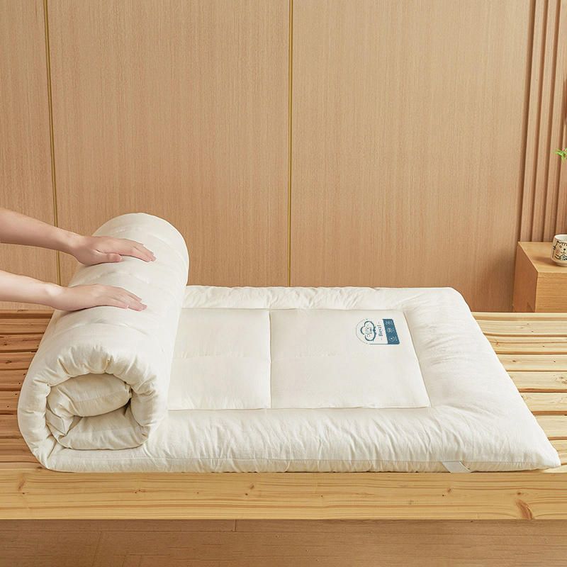 皇朝家私A类里外全棉100%棉花床垫抗菌加厚夹棉床护垫软垫床褥子