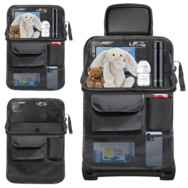 汽车收纳袋牛津布座椅后背车载置物袋可折叠餐桌椅背袋扶手箱防水