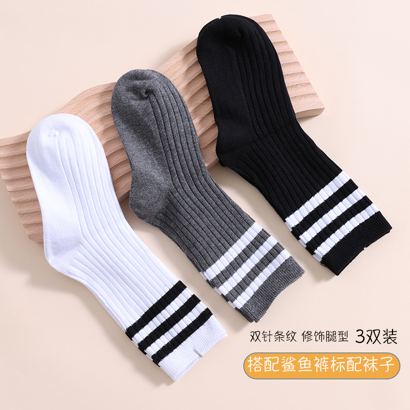 女童中筒袜外穿潮儿童长袜子