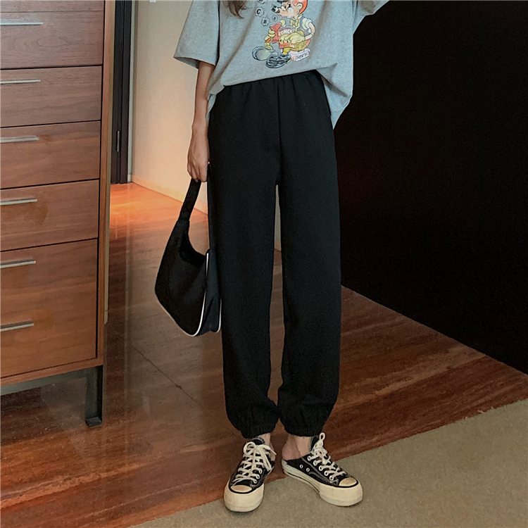 Real price photo ~ three colors of new summer elastic waist casual Leggings