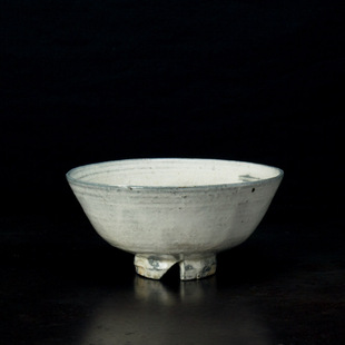 萩烧  白萩 开片化妆土粉引 茶碗饭碗 艺术侘寂向 森系陶器