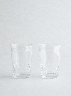 Baccarat 巴卡拉 法国产古董玻璃杯 19世纪 Gobelet taille 7743