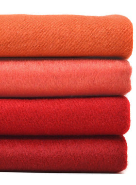 浆果红毛料手工DIY布组 毛呢布料 20105 小样包邮