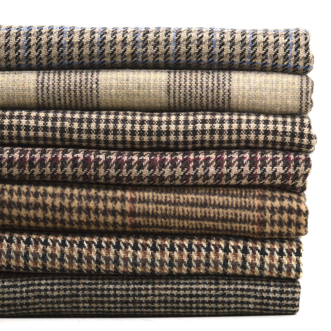 复古英伦毛料格子布料 法兰呢千鸟格面料小样 手作DIY毛呢样布,服饰配件/皮带/帽子/围巾,布面料,淘宝优惠券,粉丝福利购,淘宝优惠卷