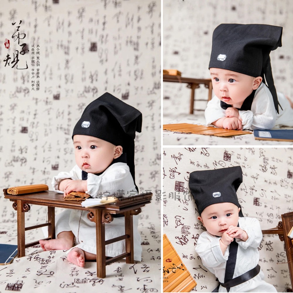 小书童中式古风诗仙拍照摄影服装