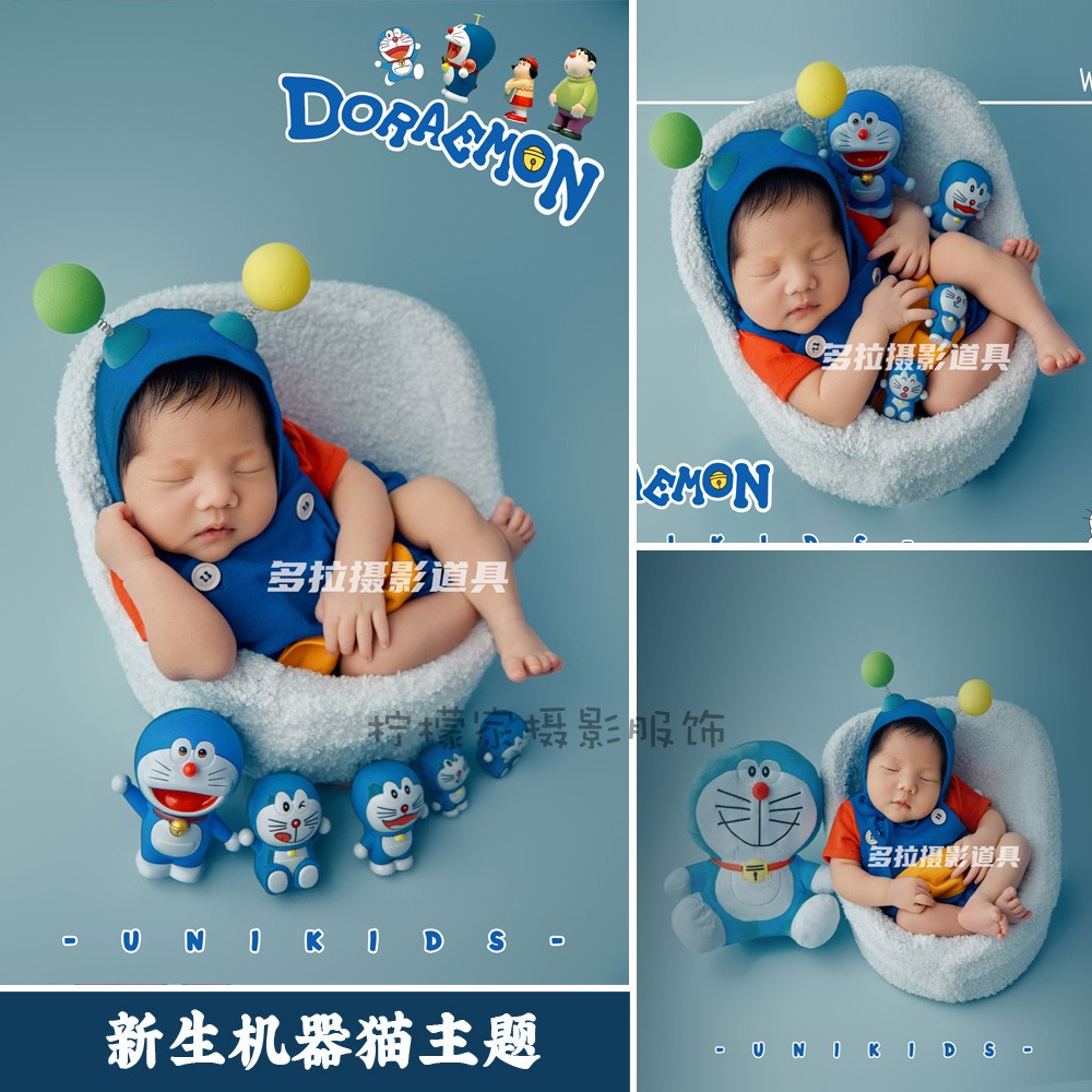 新生哆啦A梦机器猫主题背带套装