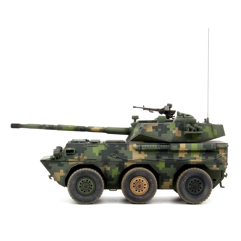 unistar 中国ptl-02轮式突击炮丛林数码 02式突击炮 成品模型1/72