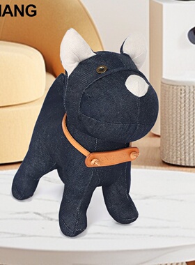 2026新款新款手工布艺狗狗公仔家居摆件生日礼物小清新萌宠玩偶