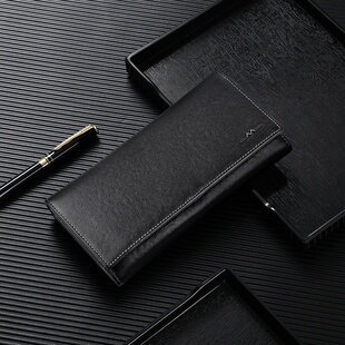长款 真皮男士 手包多卡位钱夹商务青年牛皮皮夹拉链钱 新品 2026新款