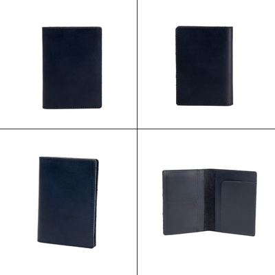 秋冬复古手工头层牛皮护照包多功能护照夹简约便捷真皮护照证件