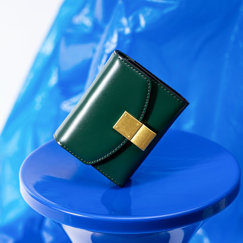 秋冬女式手拿包2025秋冬新款韩版简约钱包真皮豆腐包多卡位钱夹子