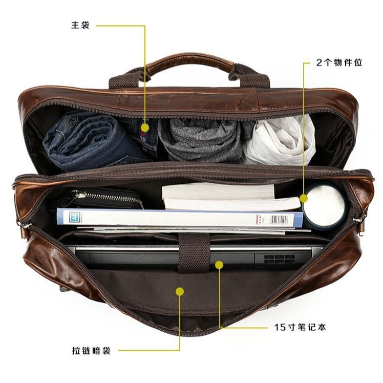 秋冬疯马皮公文包真皮男士包牛皮17寸电脑包插拉杆箱商务包出差包,箱包皮具/热销女包/男包,男士包袋,淘宝优惠券,粉丝福利购,淘宝优惠卷