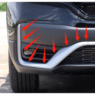 适用本田CRV2021年款前保险杠雾灯装饰条