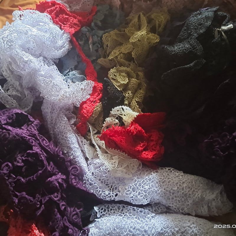 杂款宫廷民族风水溶牛奶丝花边服装服饰辅料裙边娃衣配饰称斤一斤