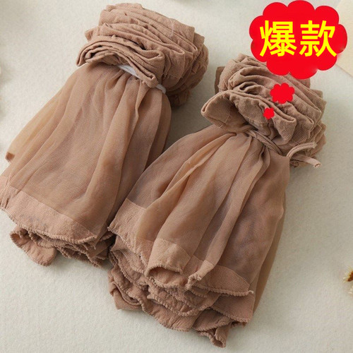 性感超薄夏款女士隐形短丝袜