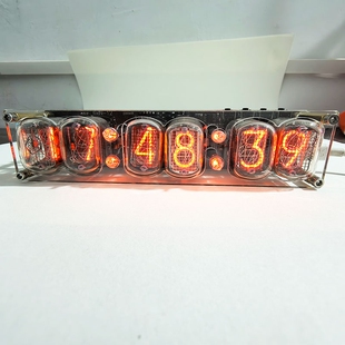 IN12辉光管时钟六位数码管复古桌面摆件创意礼物送男生礼品朋克