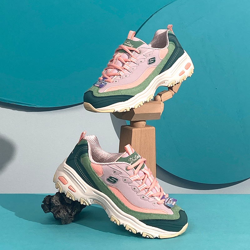 Skechers/斯凯奇正品秋季新款女子休闲舒适运动防滑训练跑步板鞋