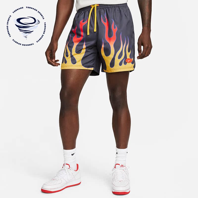 Nike/耐克正品Americana flames休闲男子运动短裤DV9628-010