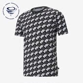新款 夏季 男子时尚 印花运动短袖 Puma T恤588829 彪马正品