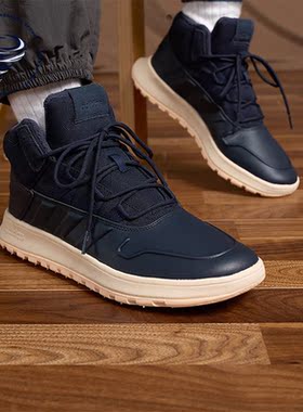 Adidas/阿迪达斯正品新款男女加绒中高帮运动休闲鞋IF1626