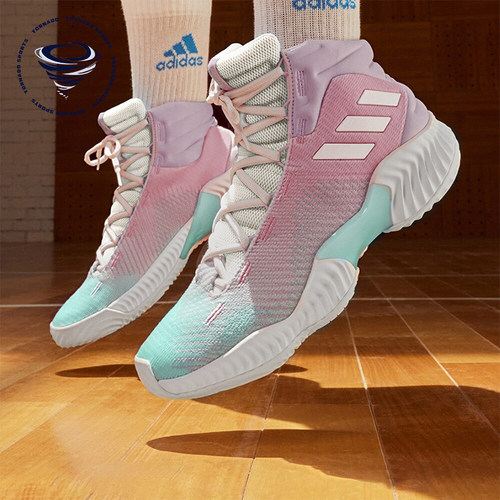 Adidas/阿迪达斯正品PRO BOUNCE 2018男女运动篮球鞋IG4496