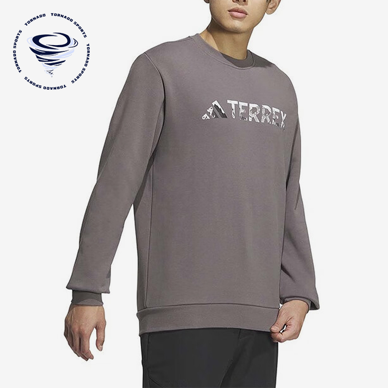 阿迪达斯男士运动套头衫