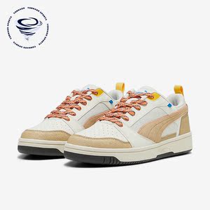 Puma/彪马正品Rebound V6男女同款复古拼接休闲板鞋393581-02