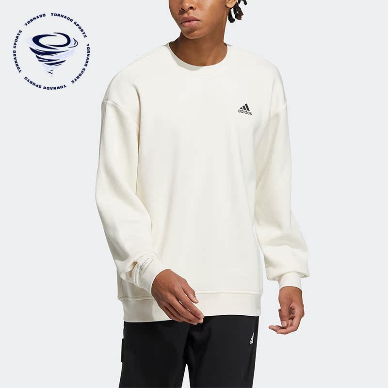 阿迪达斯男女运动印花长袖卫衣