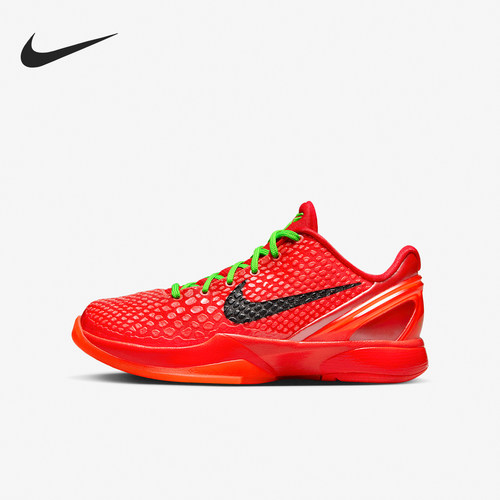 Nike/耐克正品 Kobe 6 GS女子大童经典运动减震篮球鞋FV9676-600
